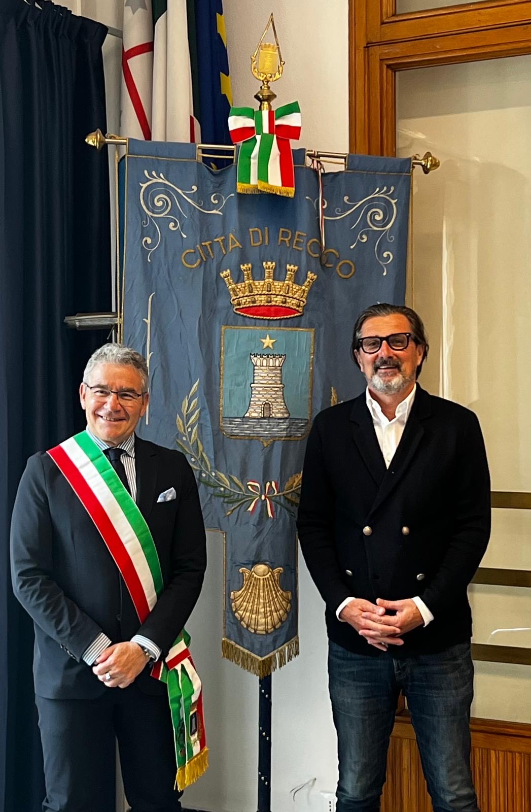Látogatás Recco polgármesterénél