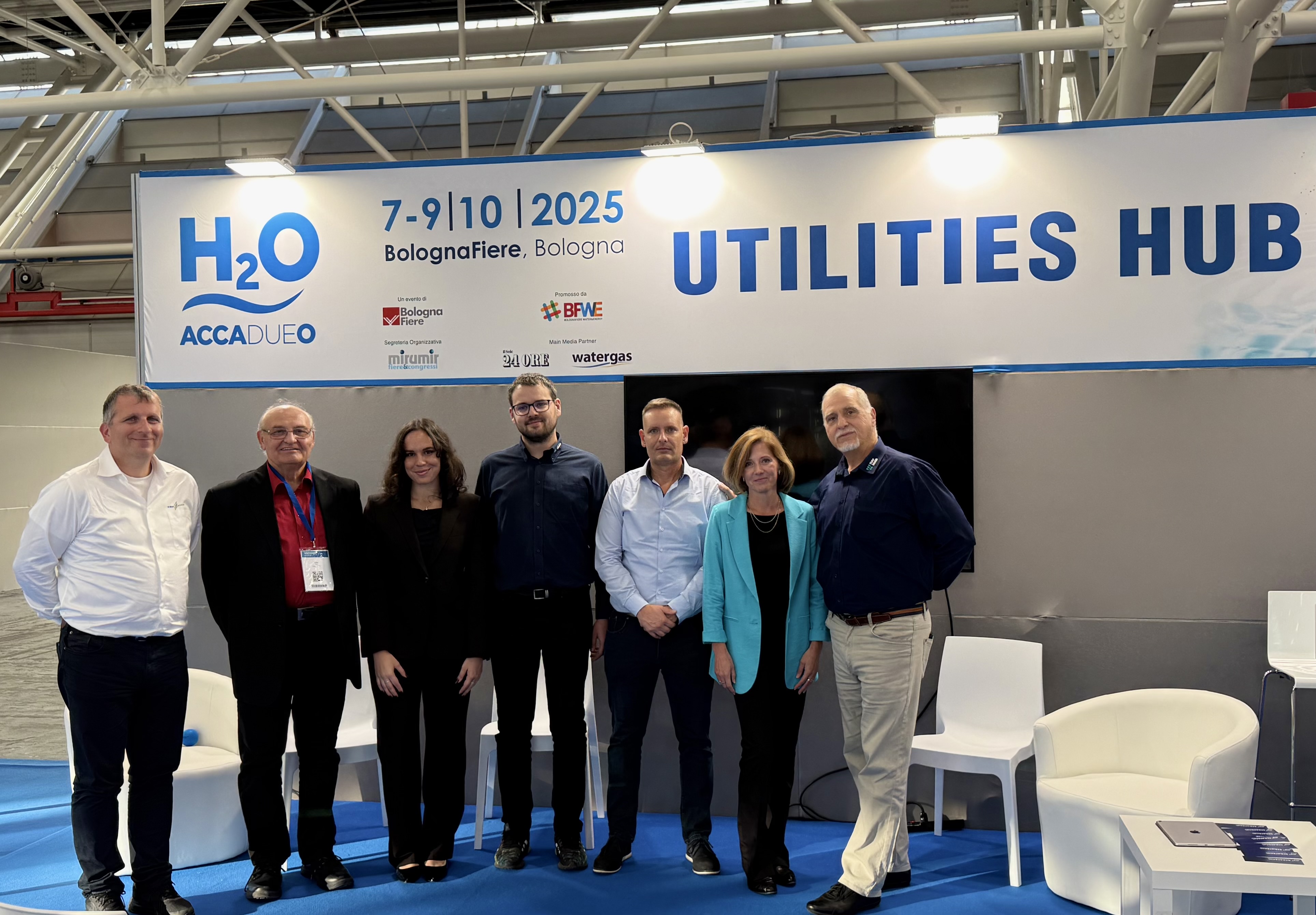 Magyar vállalatok előadása a vízipari Accadueo szakkiállításon